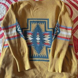 Pendleton Gold Knit Cardigan